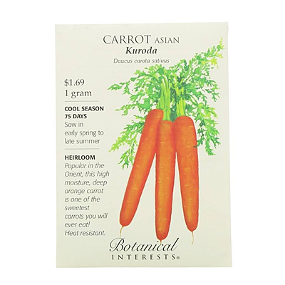 Seeds - BI Carrot Asian Kuroda