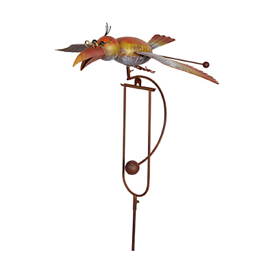 Stake - Rocking Bird with Glasses