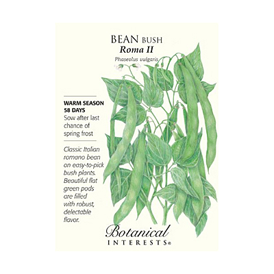 Seeds - BI Bean Bush Roma II
