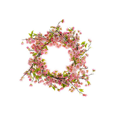Wreath - Cherry Blossom Pink Two Tone