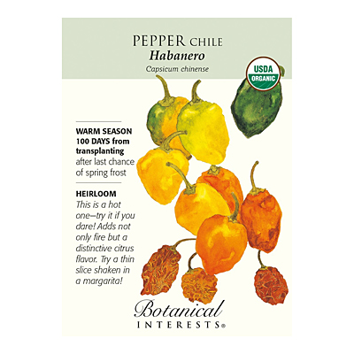 Seeds - BI Pepper Chile Habanero Org