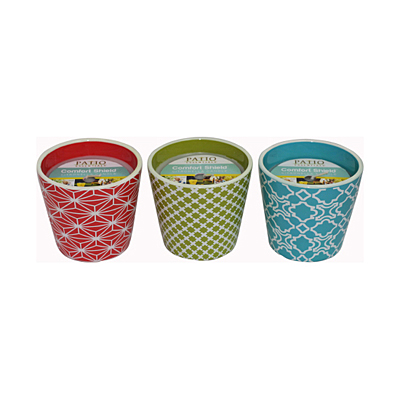 Citronella Candle - Geometric Pot