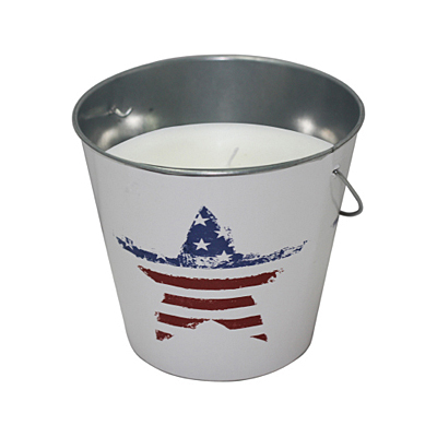 Citronella Candle - Patriotic Bucket
