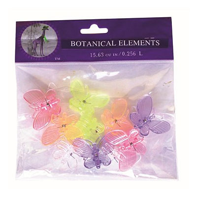 Orchid Clips - Butterfly 10 pc Bag