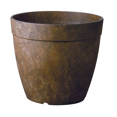 Novelty Round Dolce Pot - Teak