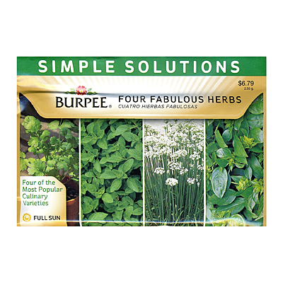 Seeds - Simple Solutions 'Four Fabulous Herbs'