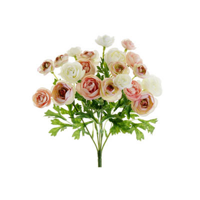 Mini Ranunculus Bush - Pink Ivory