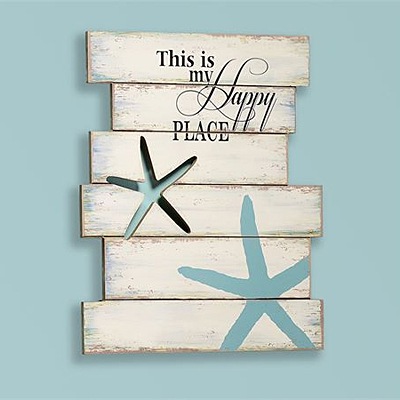 Happy Place Wall Plaque