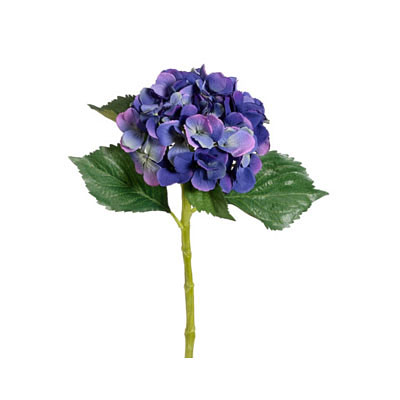 Single Hydrangea Spray - Blue Helio