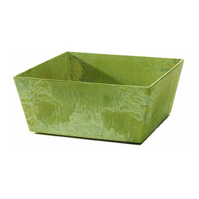 Novelty ELLA Artsone Low Square Planter - Sage