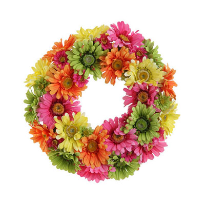 Wreath - Mixed Gerbera