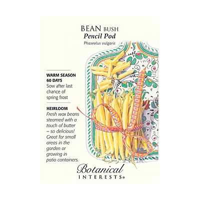 Seeds - BI Bean Bush Pencil Pod Yellow