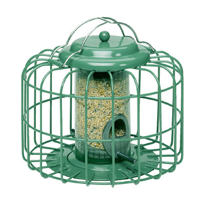 Nuttery Oval Mini Seed Bird Feeder - Ocean Green
