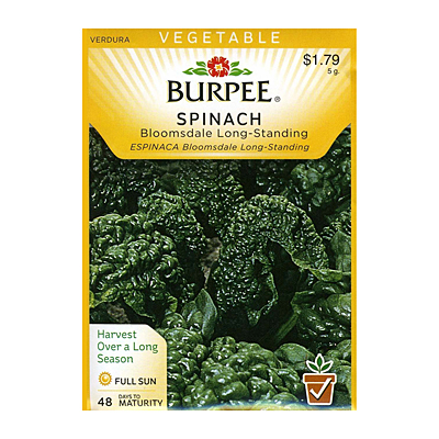 Seeds - Spinach 'Bloomsdale Long-Standing'