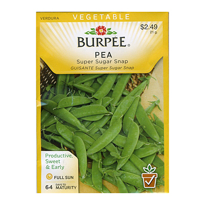 Seeds - Pea, Snap 'Super Sugar Snap'