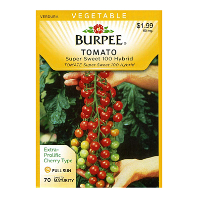 Seeds - Tomato, Cherry 'Super Sweet 100 Hybrid'