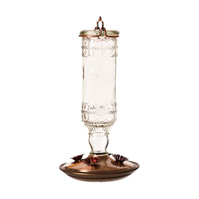 Woodstream Antique Hummingbird Feeder - Clear