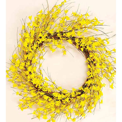 Wreath - Forsythia