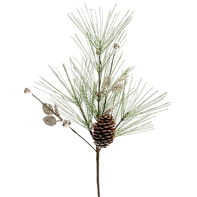 Artificial Mini Pine Cone Spray - Southern Athena